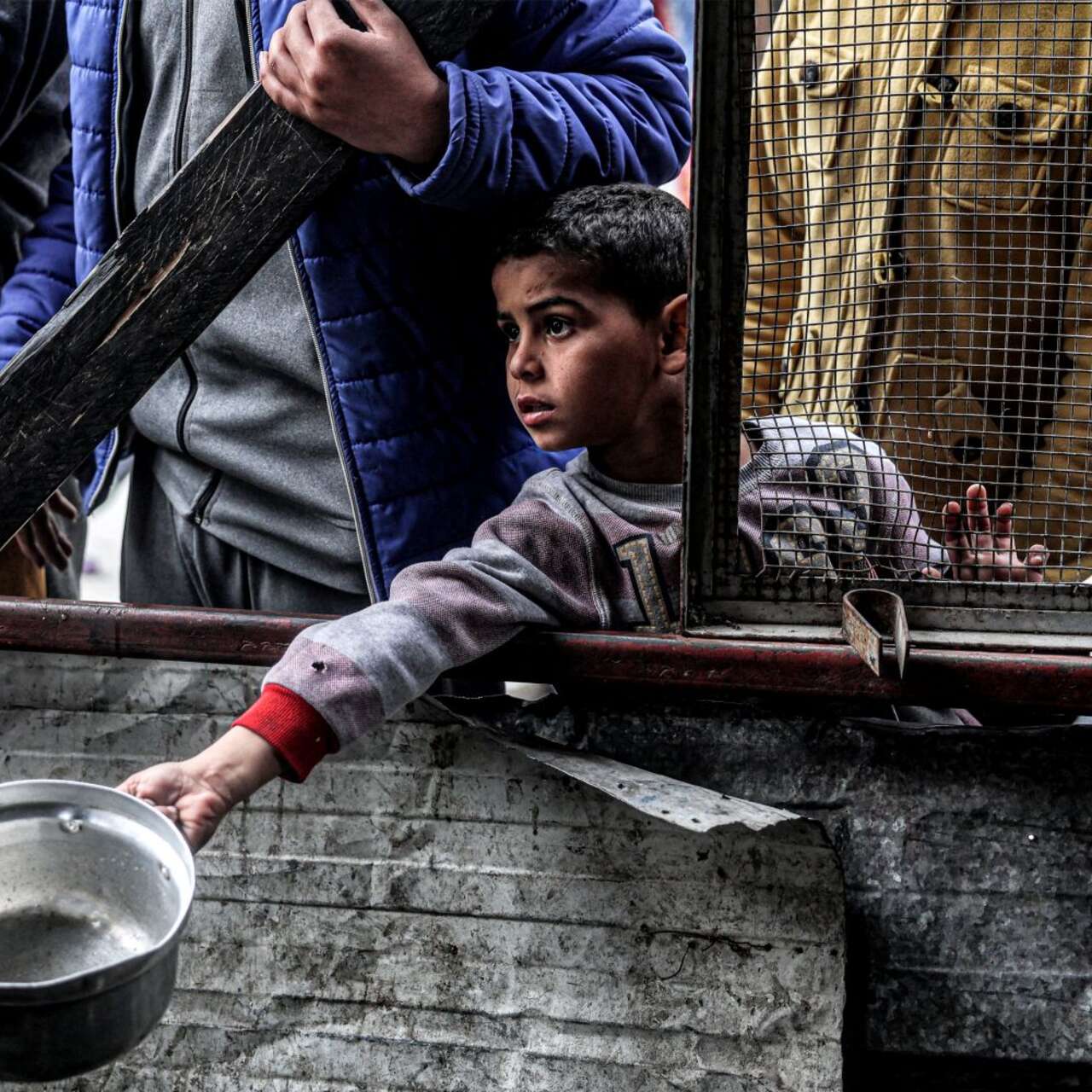 A child receiving community support